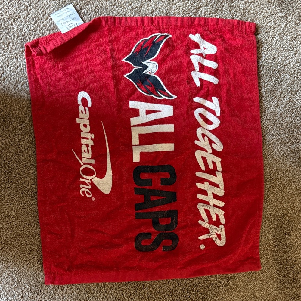 Red Capitals Rally Towel
